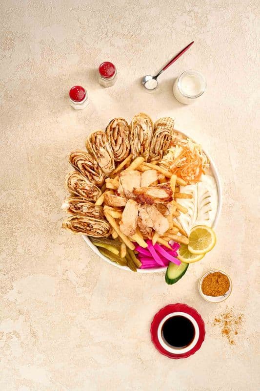 Chicken Arabi Plate