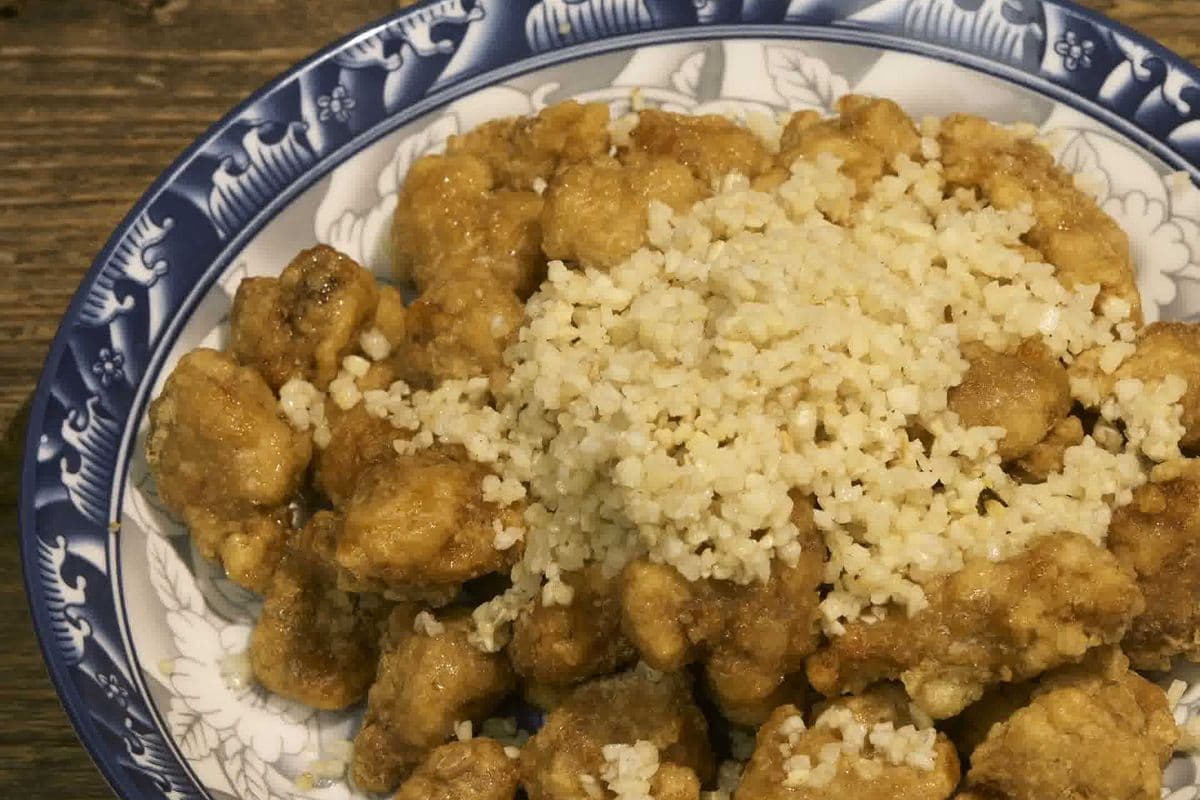 Dry Garlic Pork