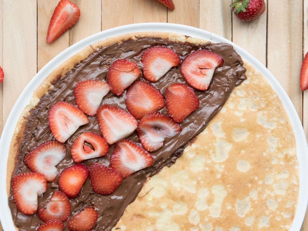 Nutella and Fruit Crepe