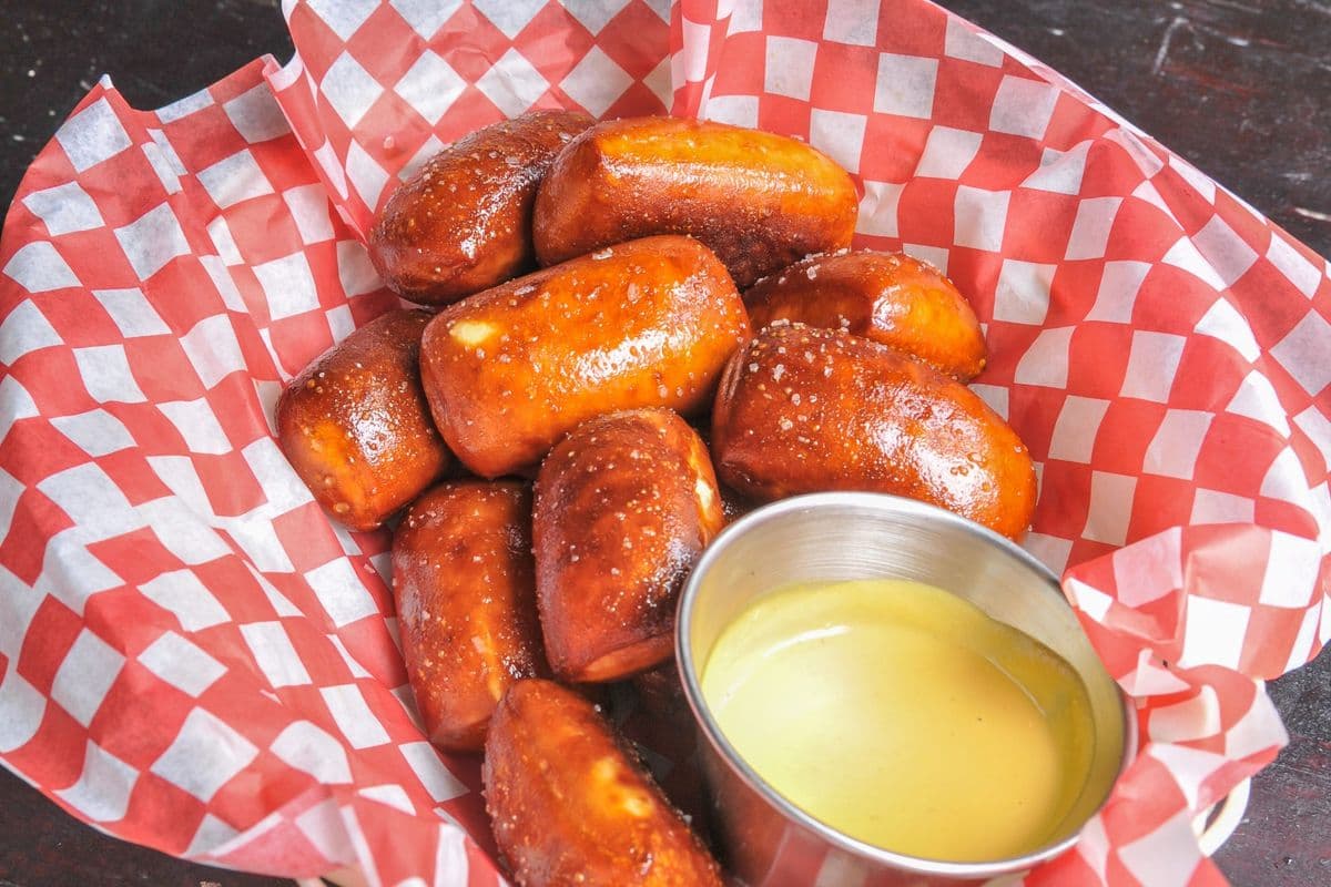 Basket of Pretzel Bites