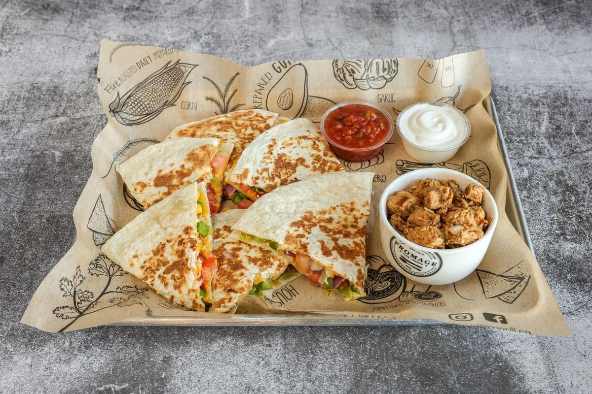 Chicken Quesadilla Combo