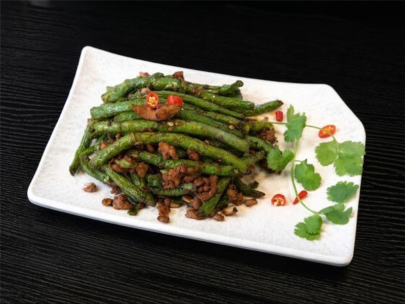 Deluxe M12 Stir-Fried Green Bean w/ Minced Pork Combo M12 乾煸四季豆(含肉沫) 豪華套餐