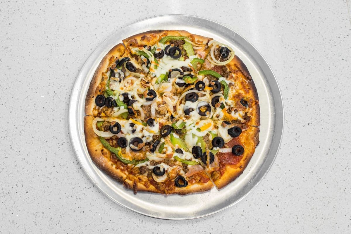 14" Large Elm's Supreme Pizza