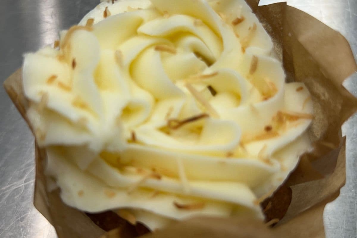 GF Coconut Explosion Cupcake