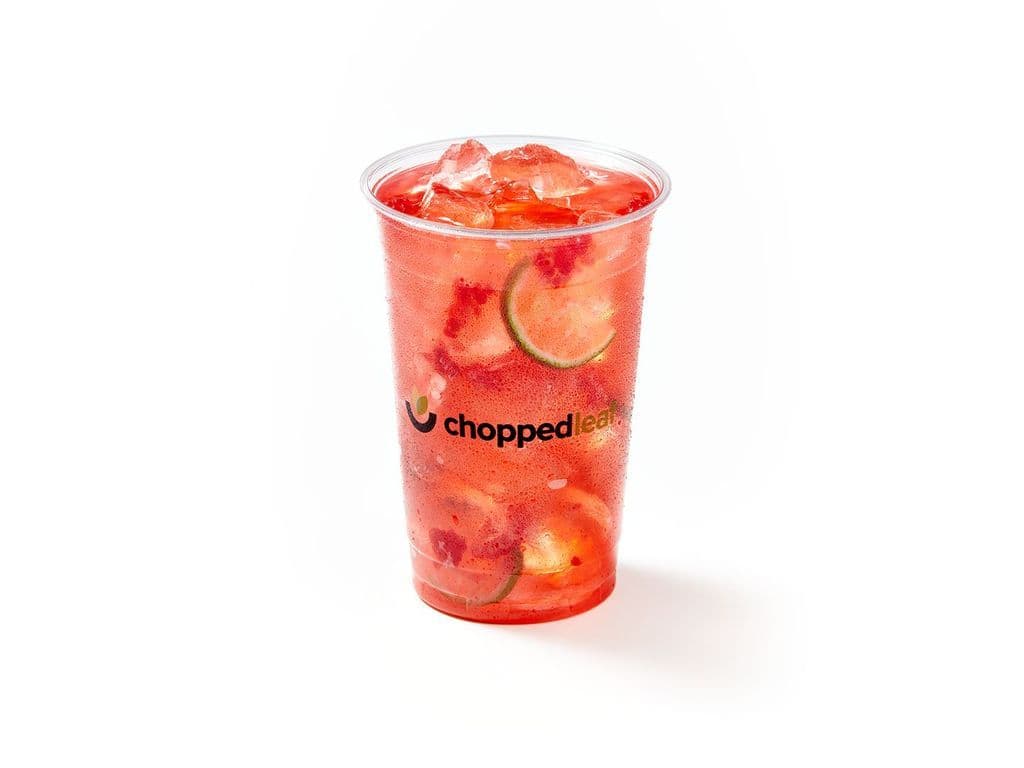 Raspberry Lime Chopped Water