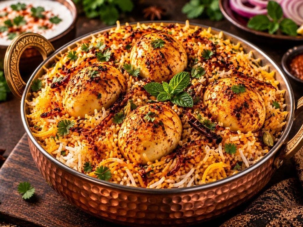 Egg Biryani.