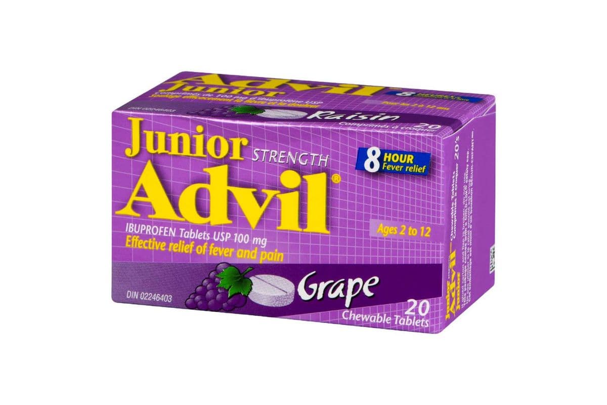 Advil Junior Strength Grape (20 Tablets)