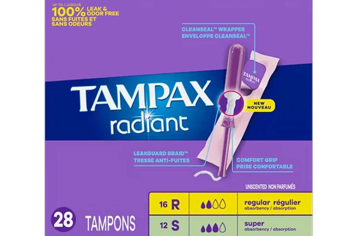 Tampax Radiant Tampons