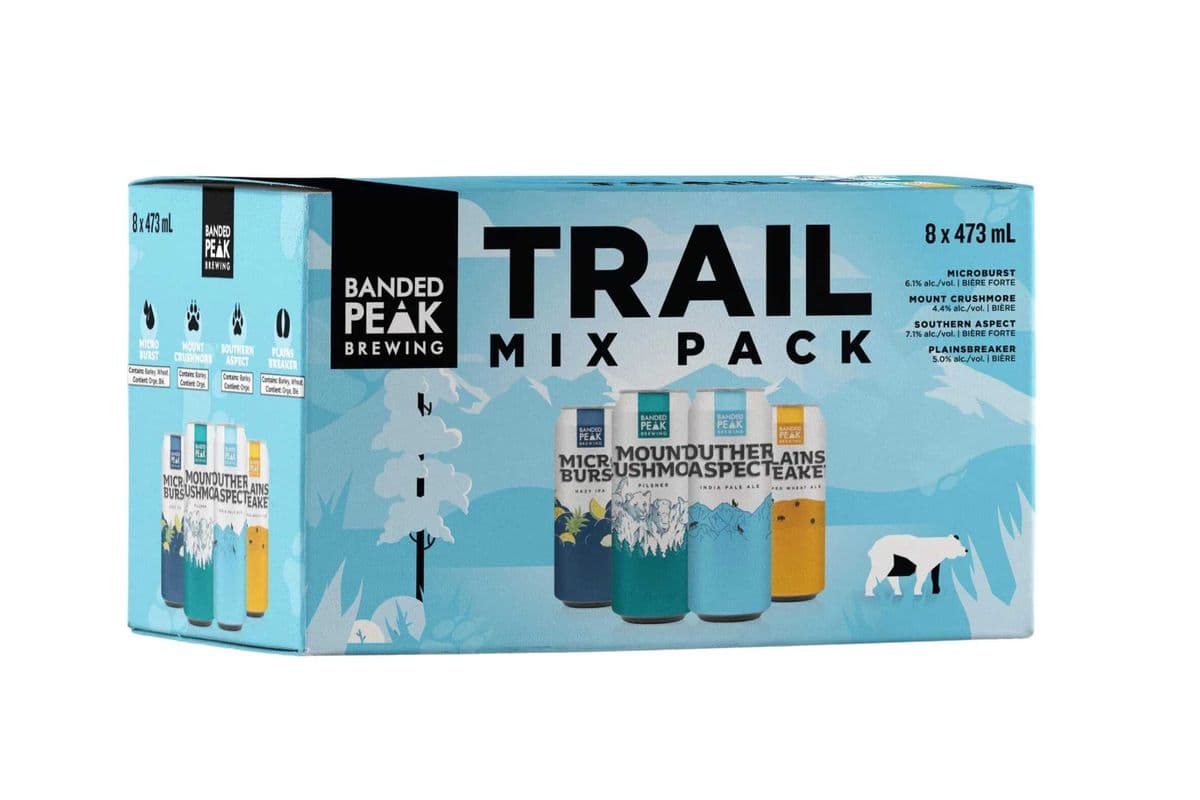 Banded Peak Trail Mix pack (8 Cans) (1 x 8x473ml)