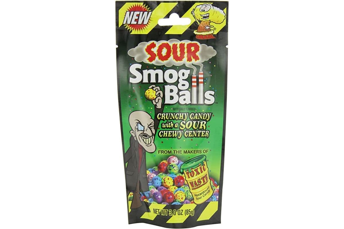 Toxic Waste Sour Smog Balls (3oz) (60 Cal)