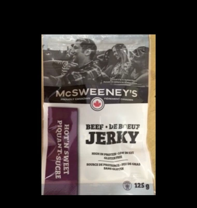 McSweeney's Hot and sweet beef jerky (125g) (45 Cal)