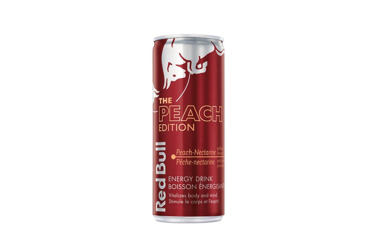 Boisson énergisante à la pêche Red Bull / Peach Red Bull Energy Drink, 250 ml