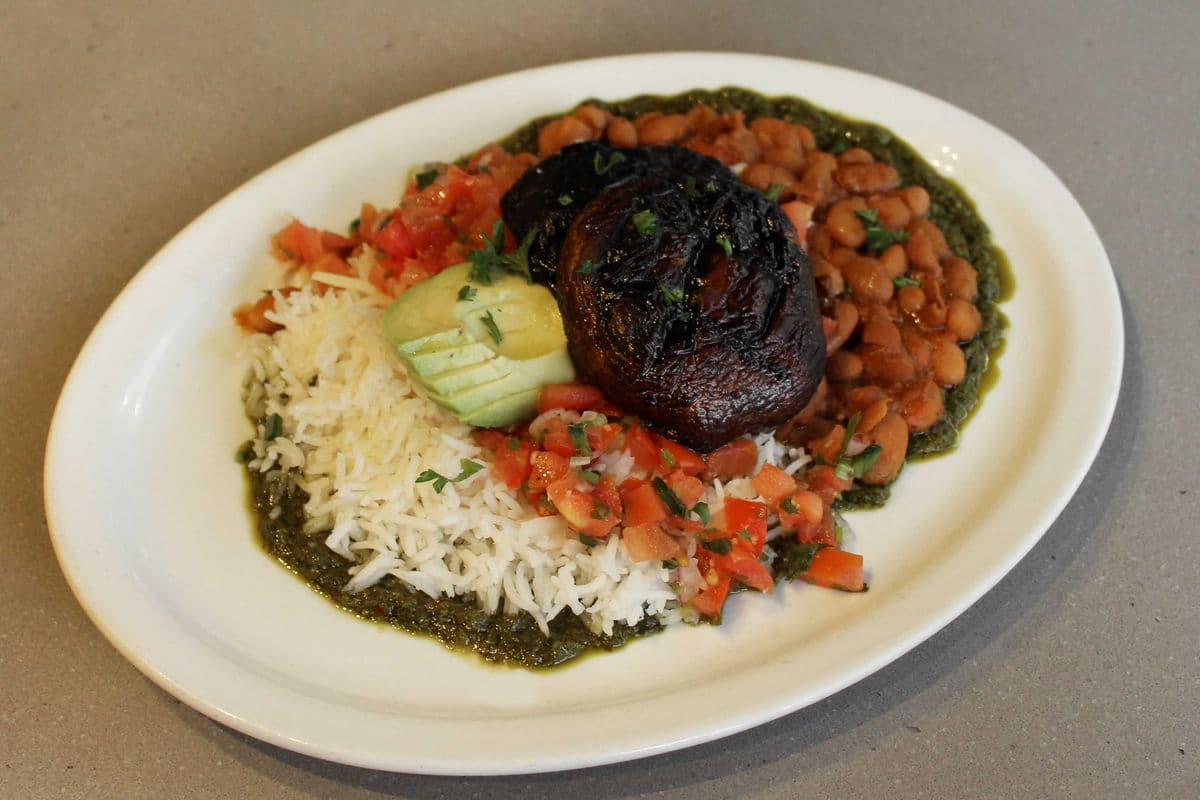 Vegetarian Cubanette on Rice