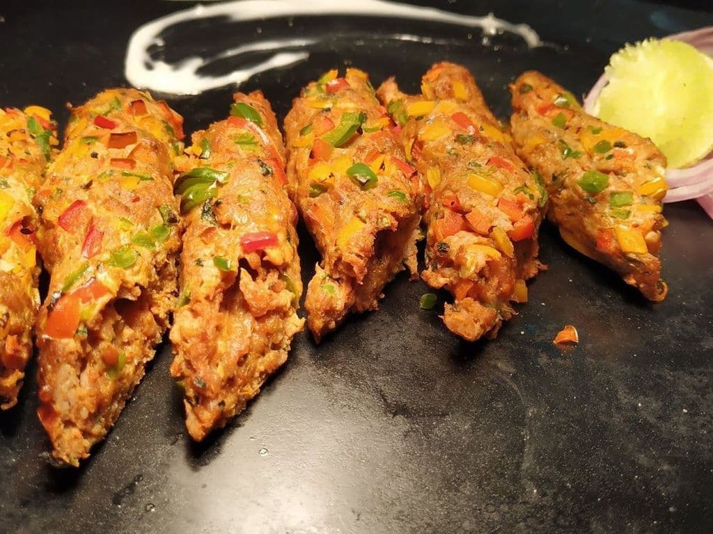 Mutton Keema Seekh Kebab