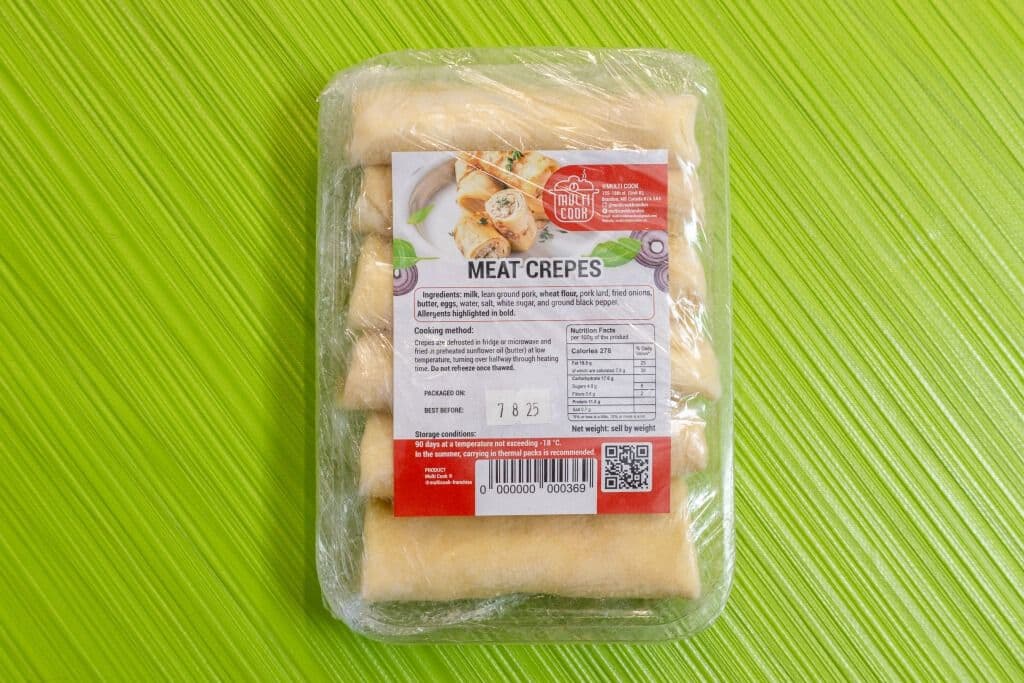 FROZEN Meat Crepes (6pcs)