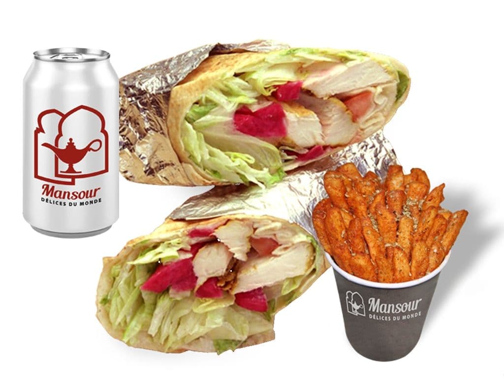 Trio sandwich au Shish Taouk
