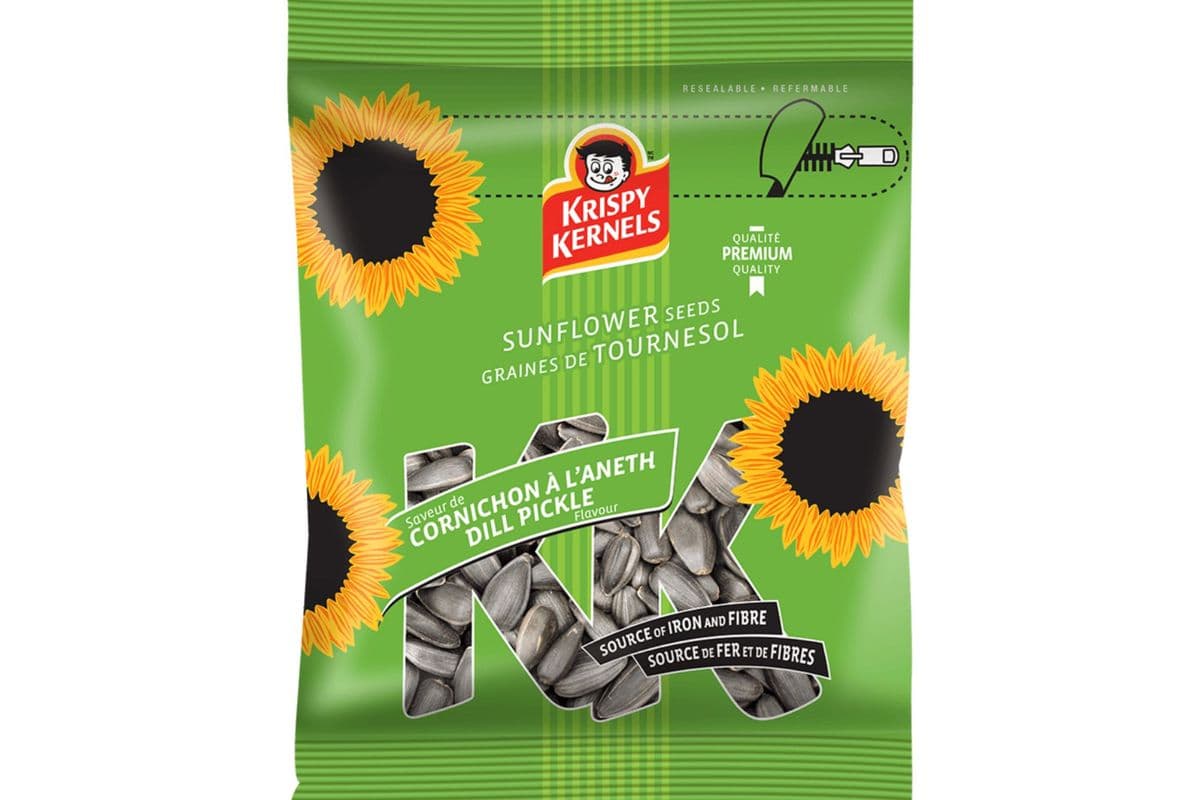 Krispy Kernels Dill Pickle Sunflower Seeds (200 g)