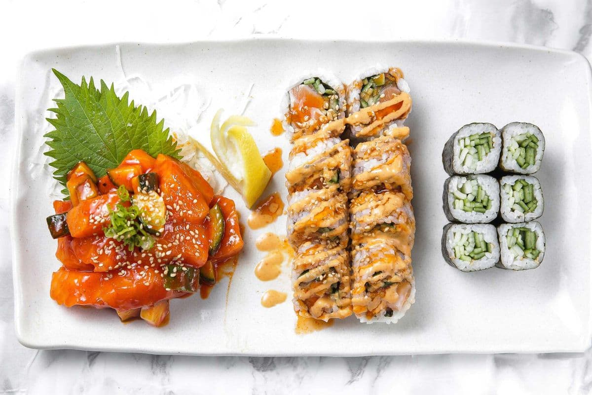 Spicy Salmon Combo