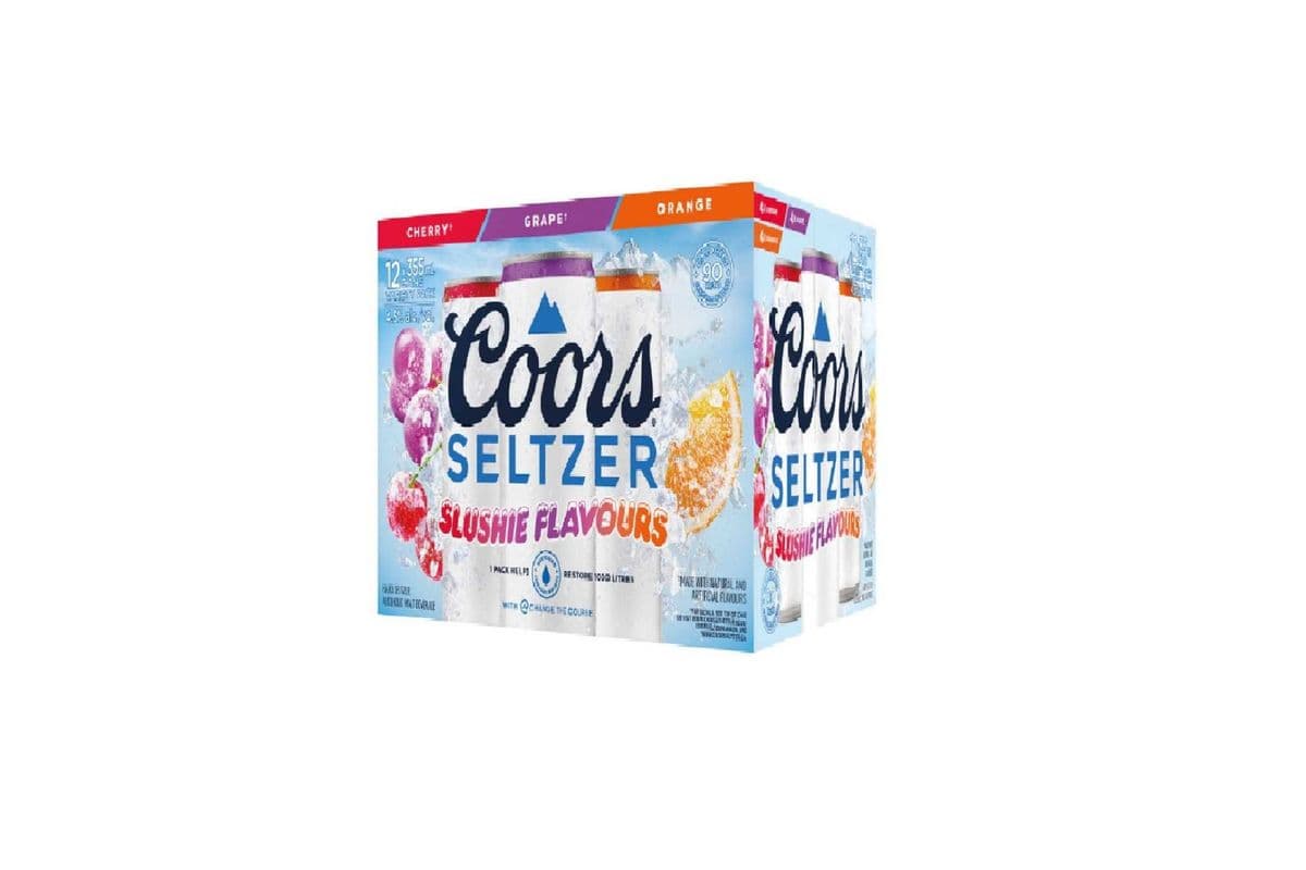 Coors Seltzer Slushie Mixer Pack (12 x 355ml cans)