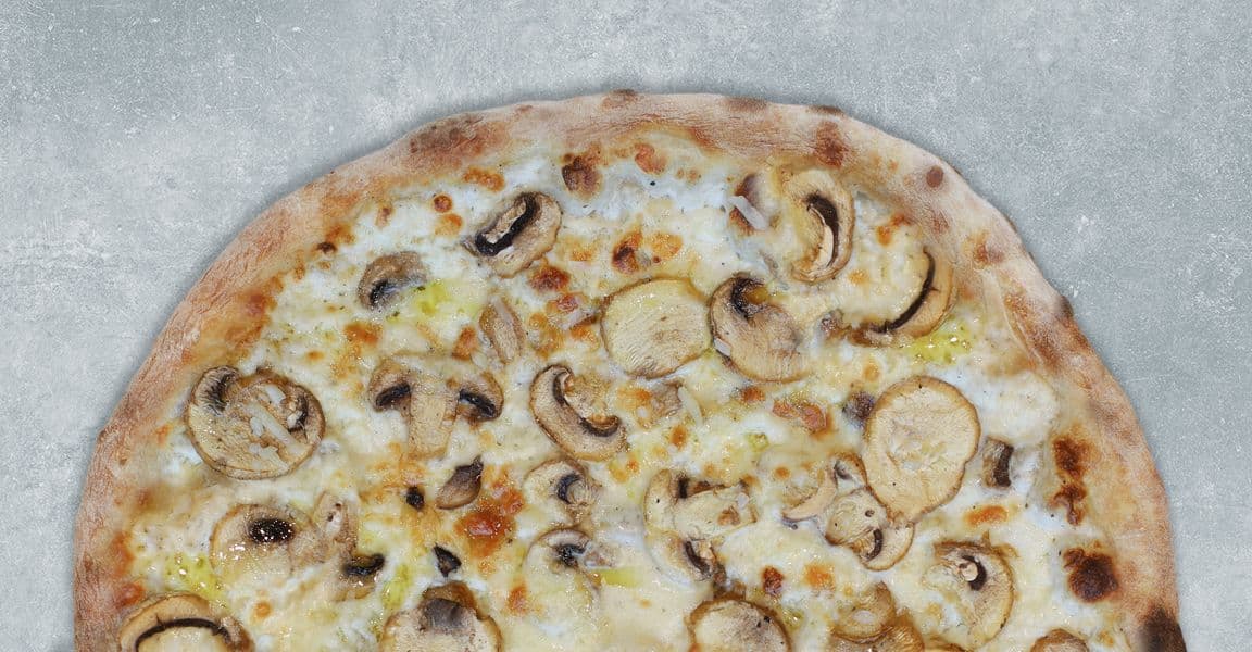 18" Extra-Large Funghi Alfredo Pizza