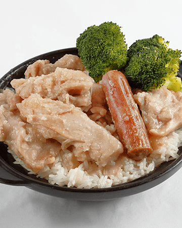 23. Steamed Rice with Chicken and Chinese Sausage 23. 臘腸雞飯