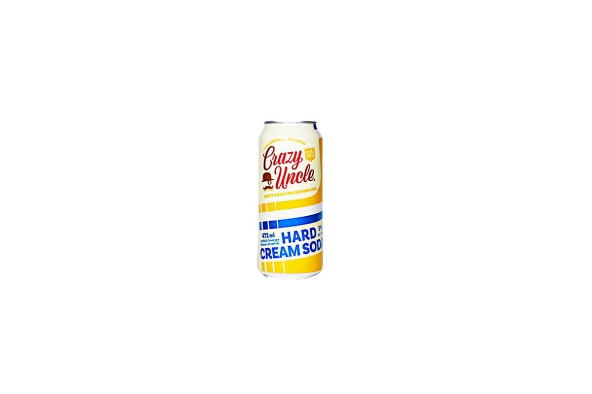 Crazy Uncle Cream Soda (473ml Can) (1 x 473ML)