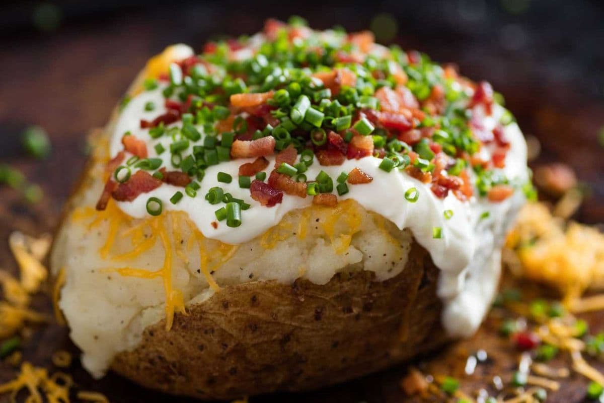 Loaded Baked Potato (164 Cal)