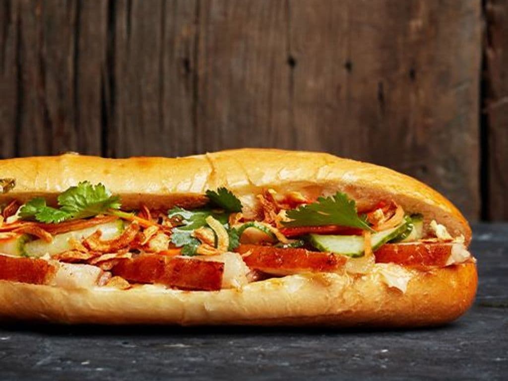 "Heo Quay" Slow-Roasted Crispy Pork Bánh Mì