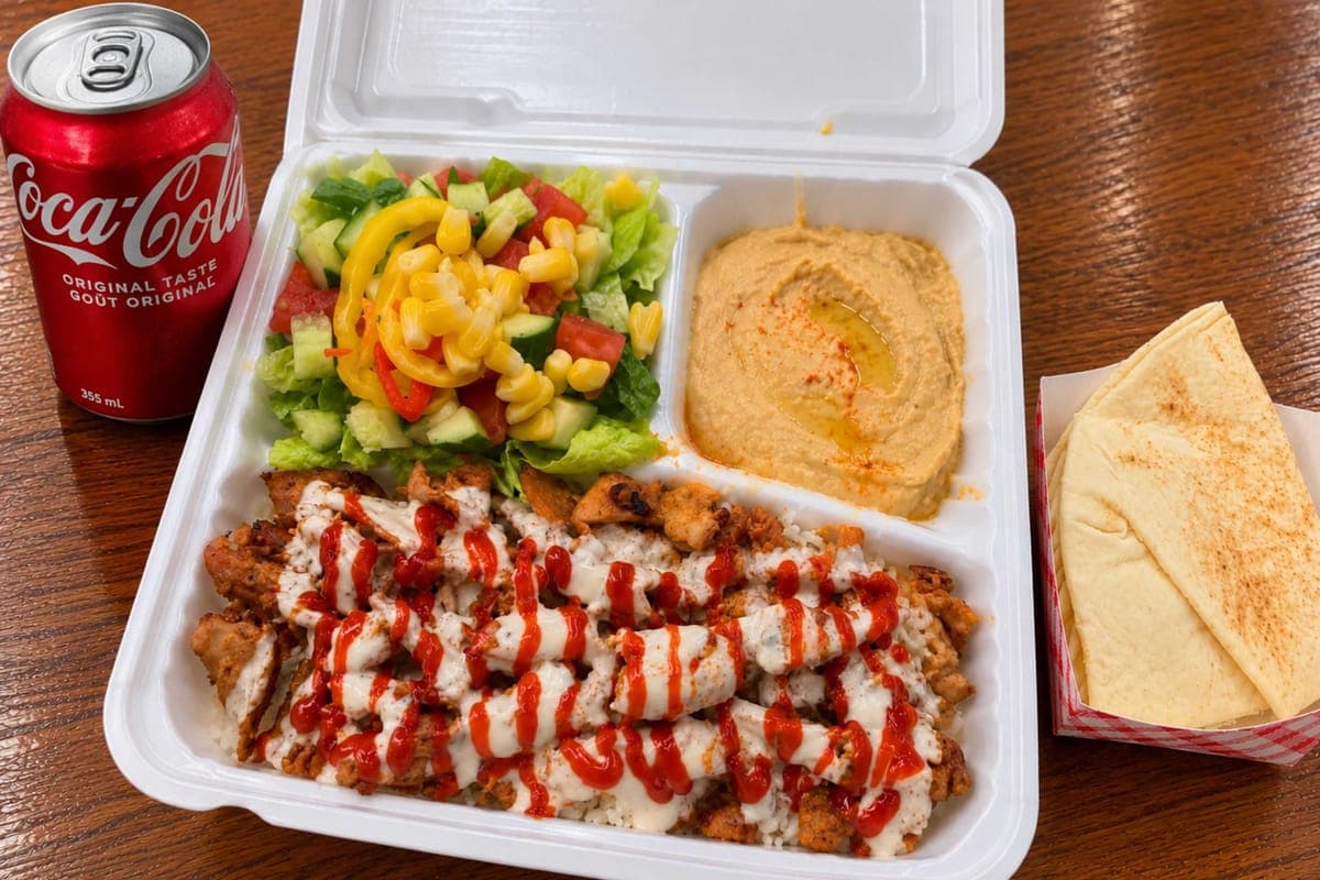 Donair Platter and Pop (BOGO)