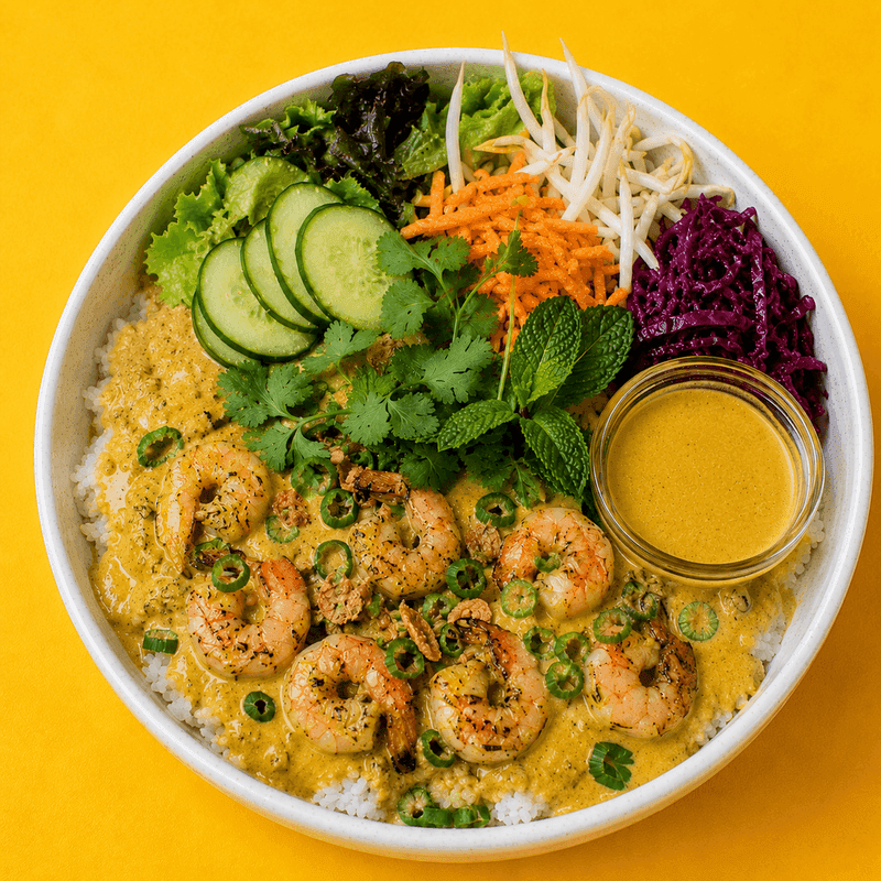 Bol Curry Coco Crevettes / Shrimp Curry Coco Bol