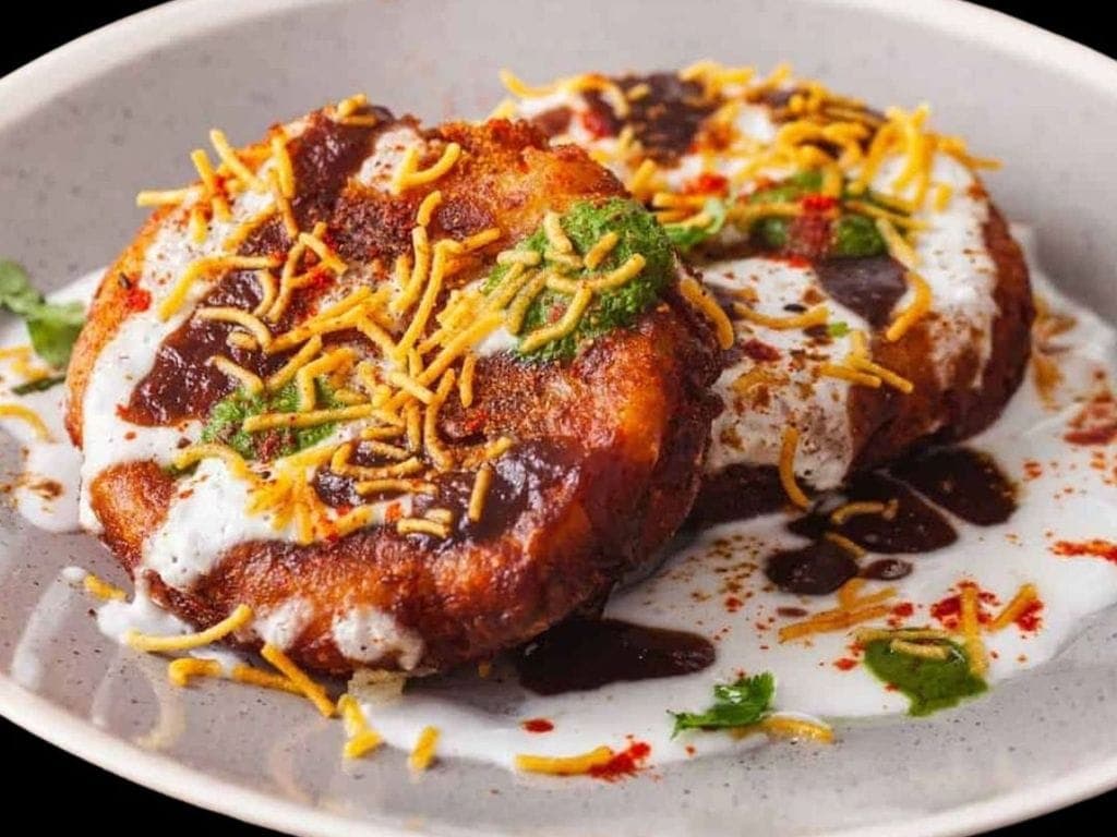 Aloo Tikki Chaat.