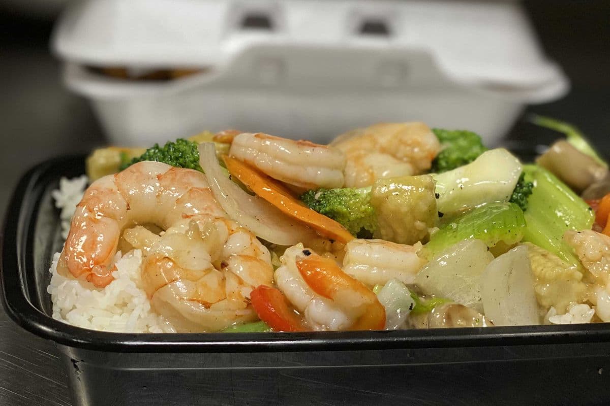 Shrimp and Vegetable Rice