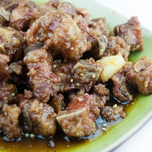 89. Honey Garlic Spareribs (Boneless)