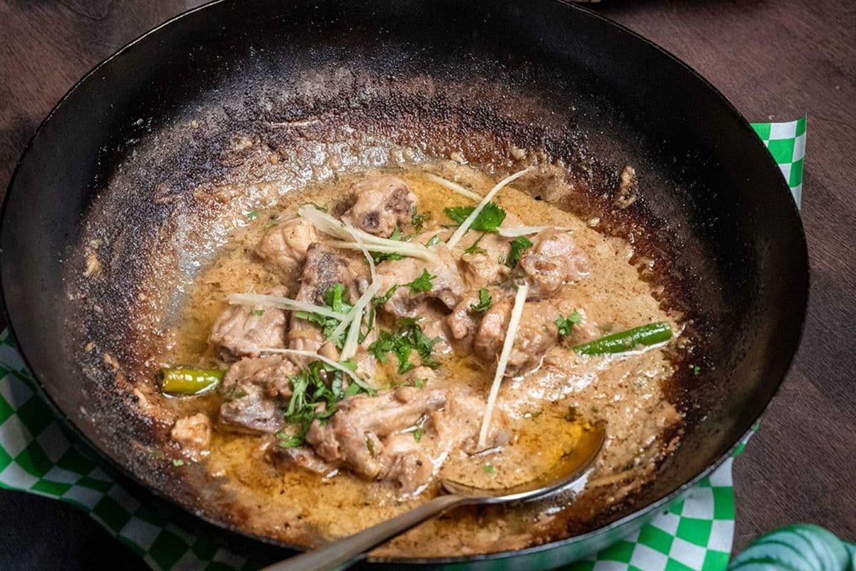 White Chicken Karahi - Full