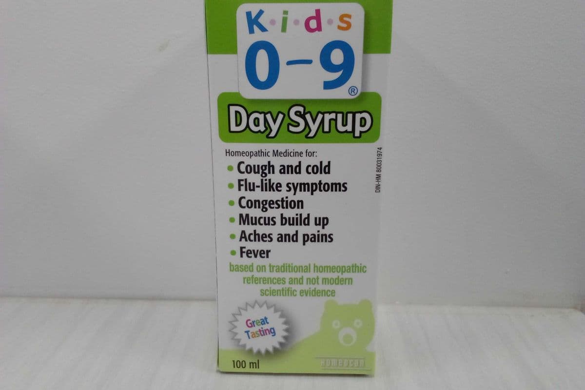 Homeocan Kids 0-9 Cough and Cold Day syrup (100ml)