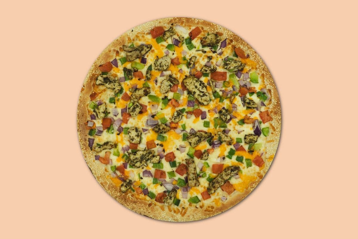 31. 8" Personal Pesto Chicken Pizza