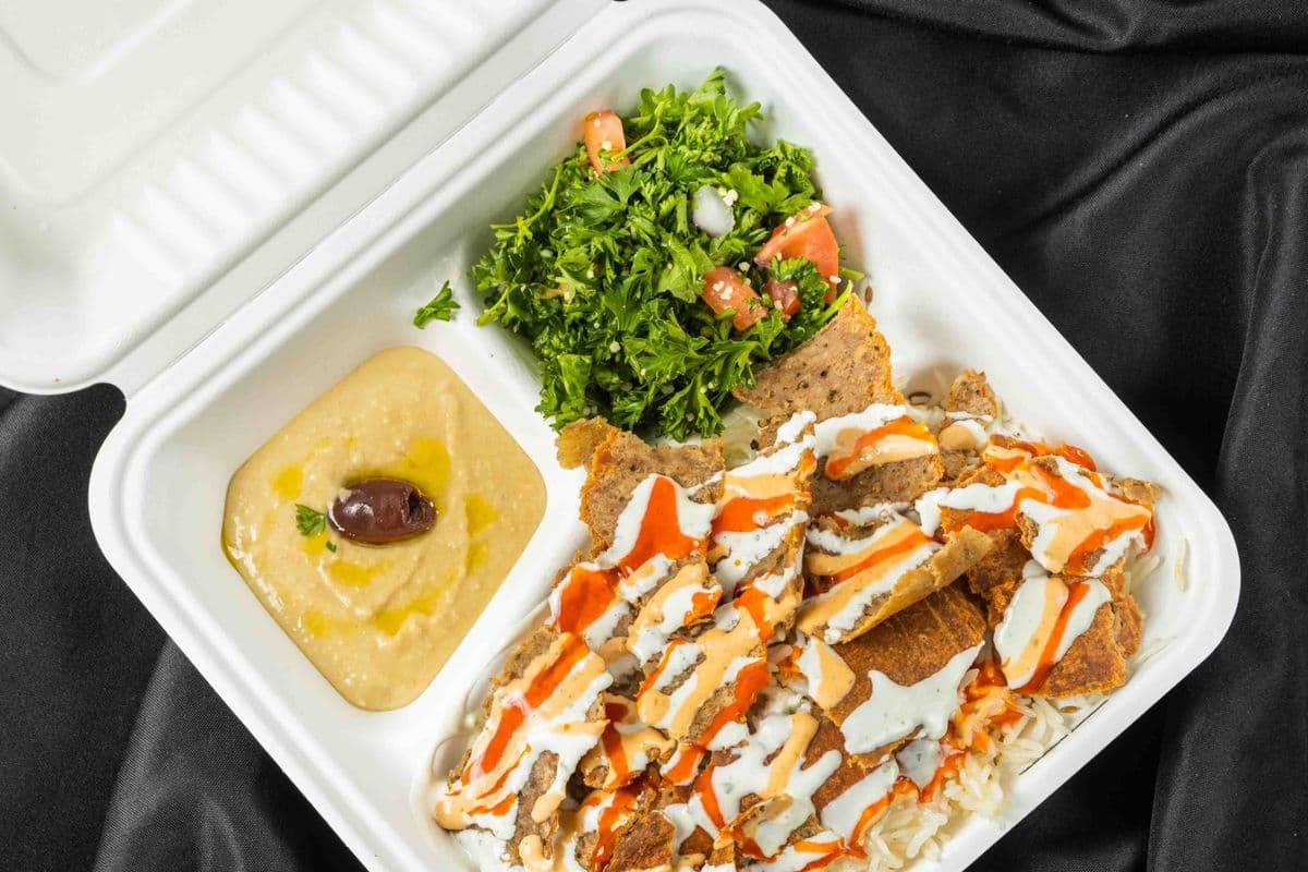 Beef and Lamb Shawarma Plate