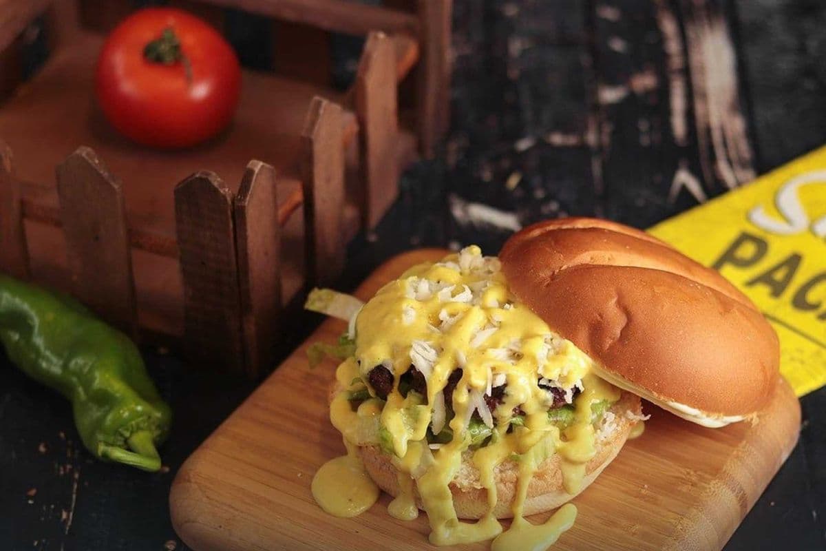 Honey Mustard Beef Burger