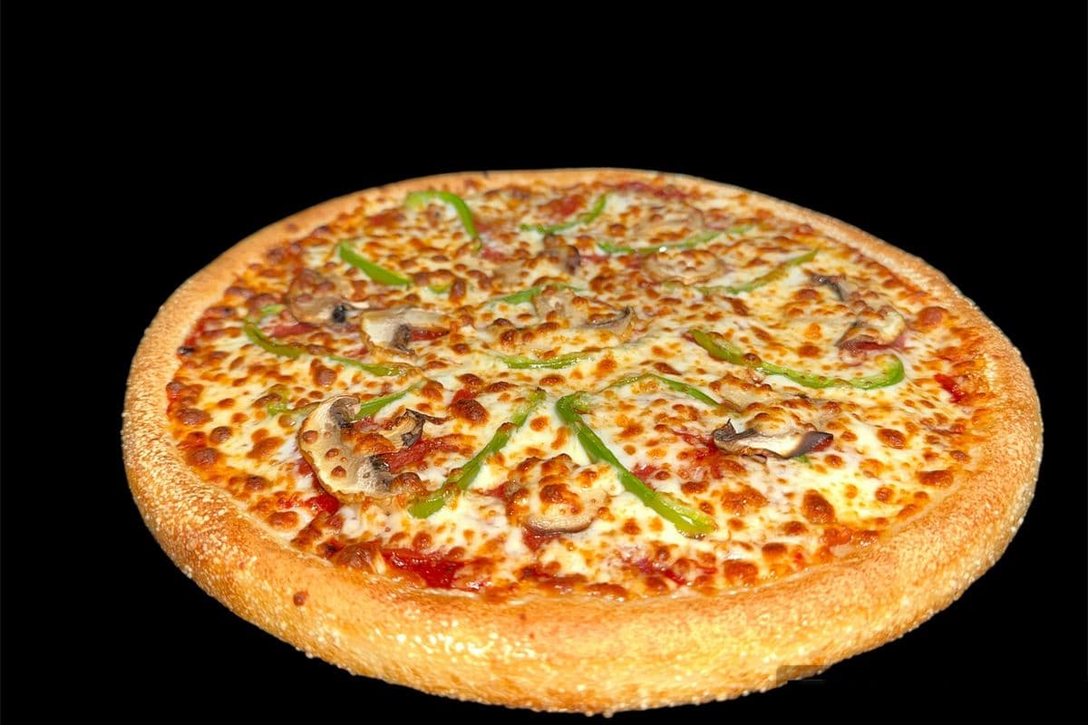 6. 8" Personal Pepperoni, Mushrooms, and Green Peppers Pizza