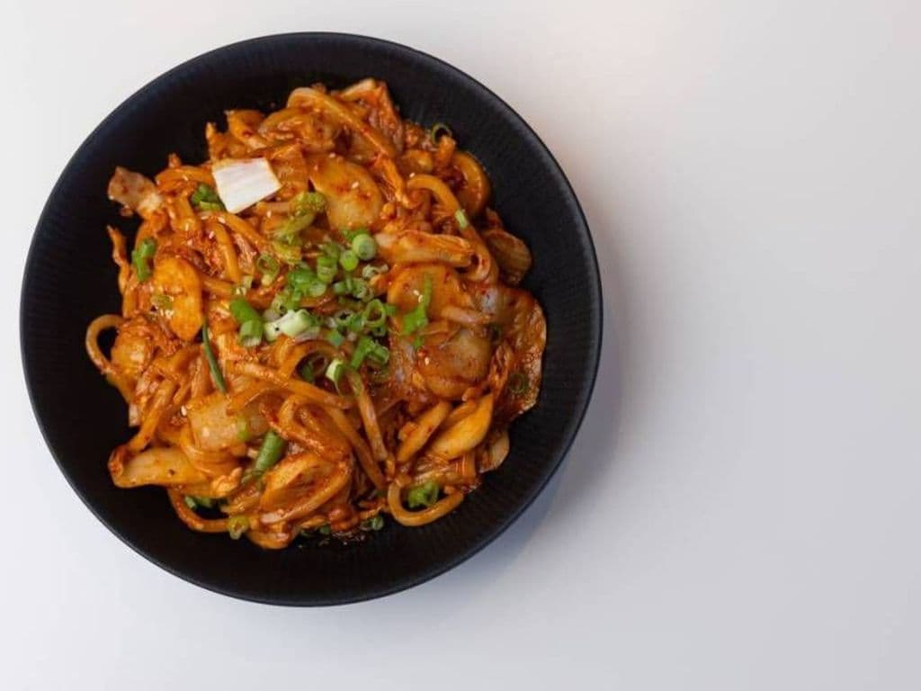 Spicy Korean Fried Udon