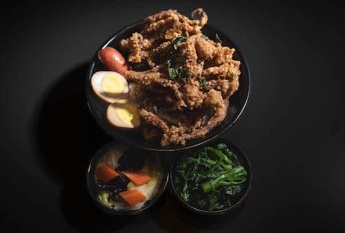 (Bento)覓食招牌魷魚鬚便當 / (Bento) Deep Fried Squid Tentacles Bento