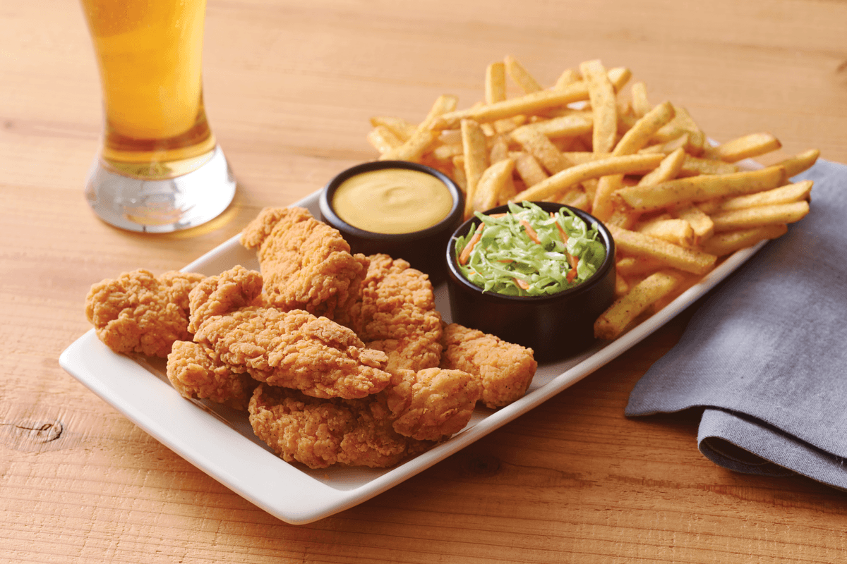 Crispy Chicken Breast Strips Platter (7 pcs)