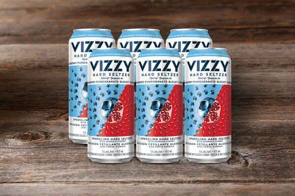 6-Pk Vizzy Blueberry Pom Sparkling Hard Seltzer