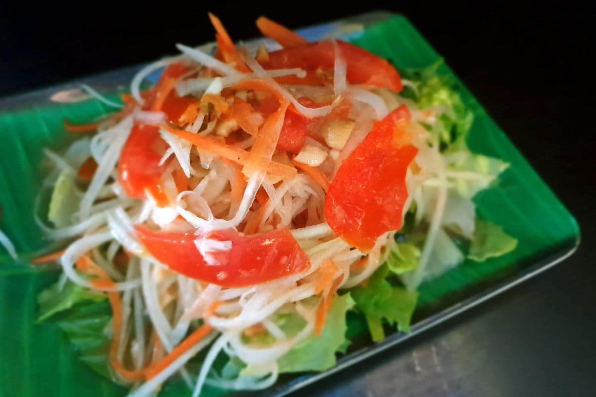 10. Papaya Salad (Somtum Thai)