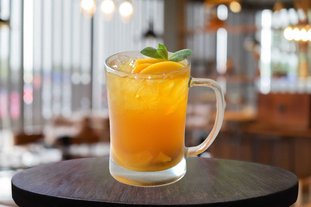 Peachy Fruit Green or Black Tea 鮮桃果茶