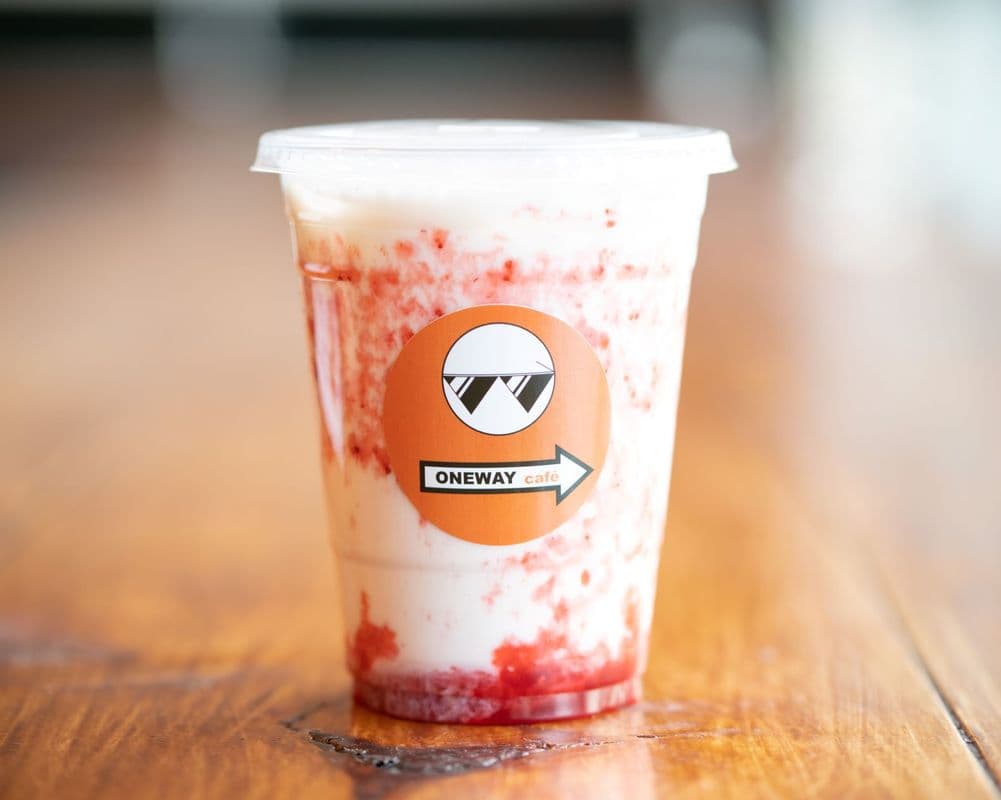 Iced Strawberry Latte