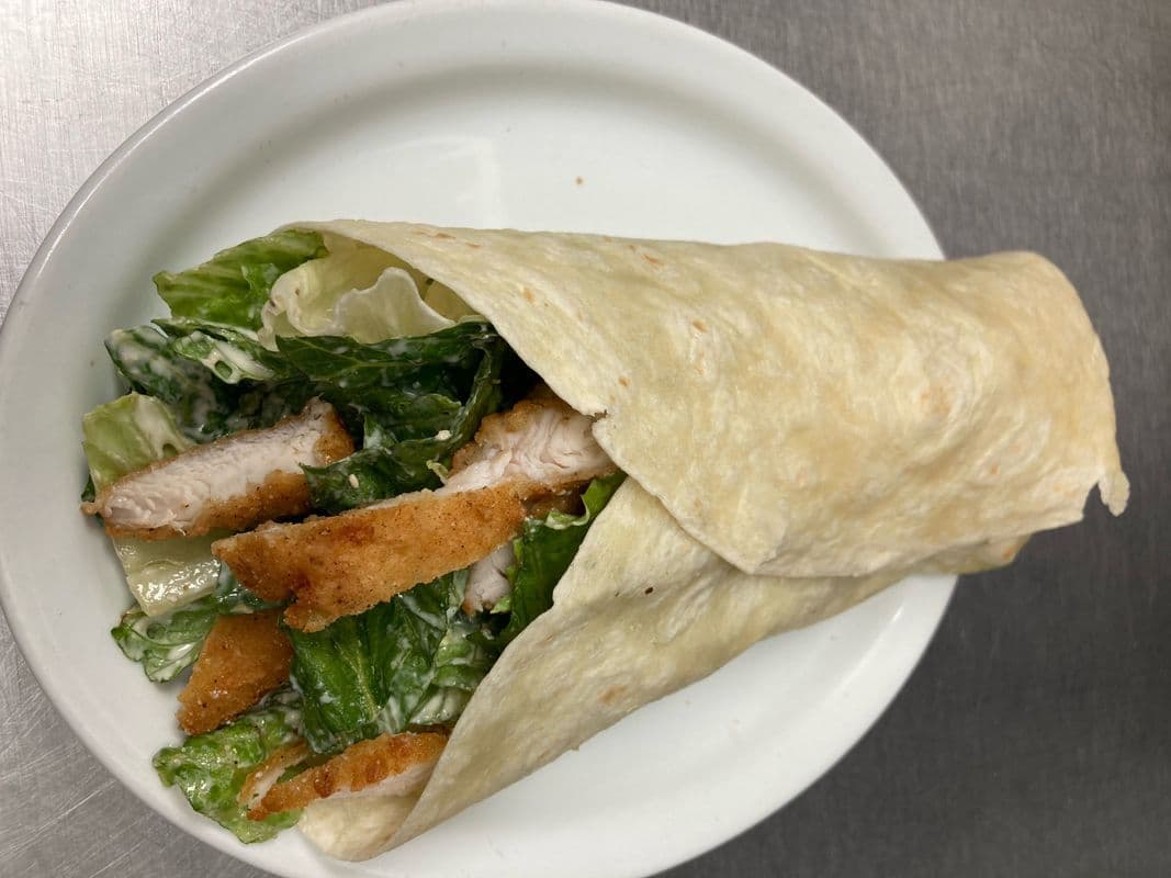 Spicy Chicken Caesar Wrap
