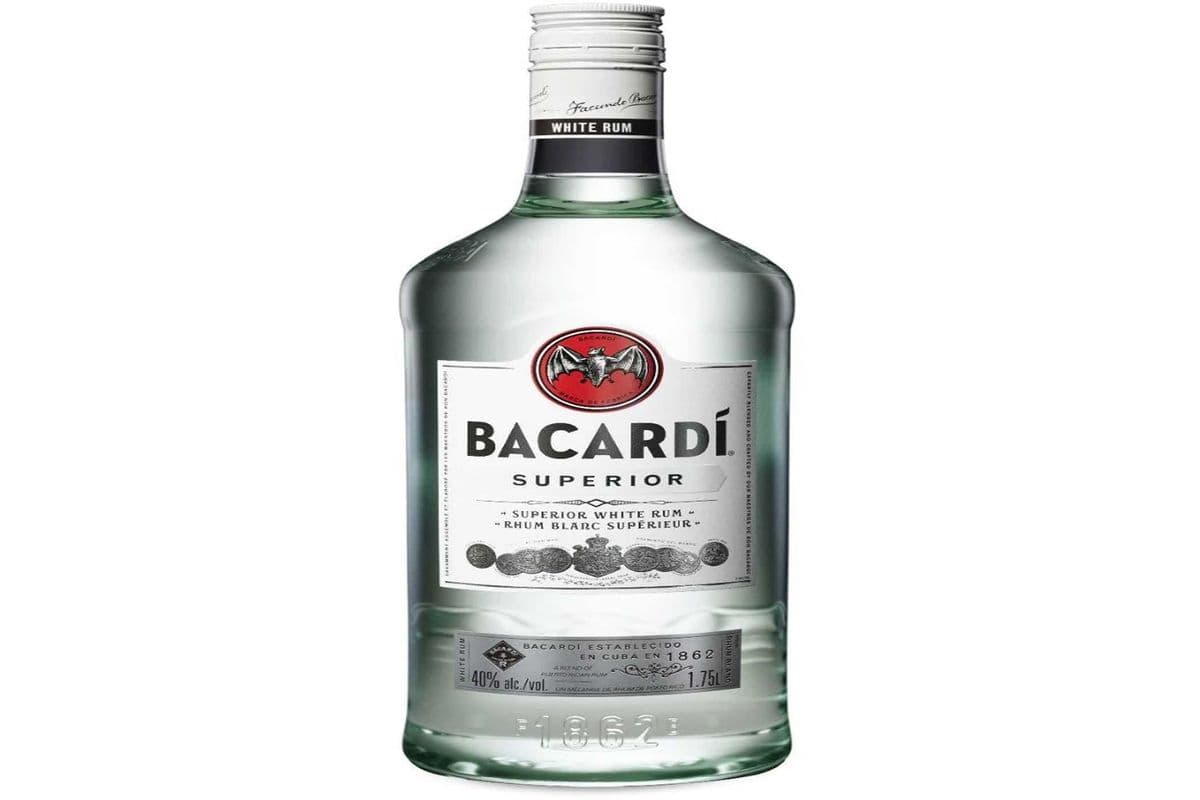 Bacardi White (1.75L Bottle) (1 x 1750ml)