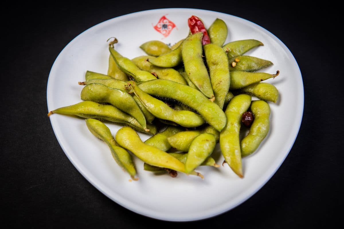 Szechuan Style Edamame (Small Plate)