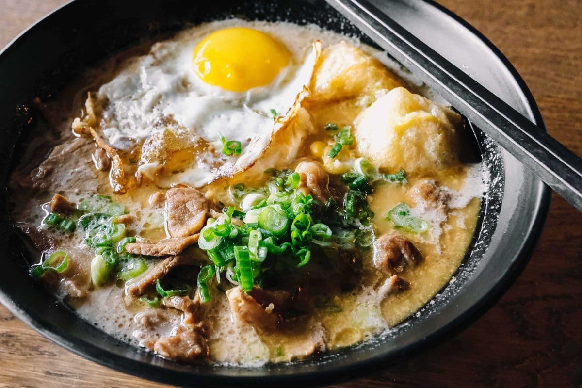 Sliced Pork Udon Soup